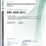 Certificaat BRL 6000 2013